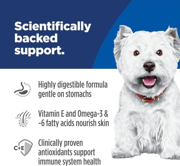 Hill's Science Diet Sensitive Stomach & Skin, Adult 1-6, Stomach & Skin Sensitivity Support, Small Kibble, Dry Dog Food, Chicken Recipe, 30 lb Bag