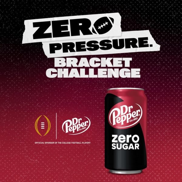 Dr Pepper Zero Strawberries and Cream Soda, 12 fl oz cans, 12 Pack