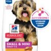 Hill's Science Diet Small & Mini, Adult 1-6, Small & Mini Breeds Premium Nutrition, Dry Dog Food, Chicken & Brown Rice, 15.5 lb Bag