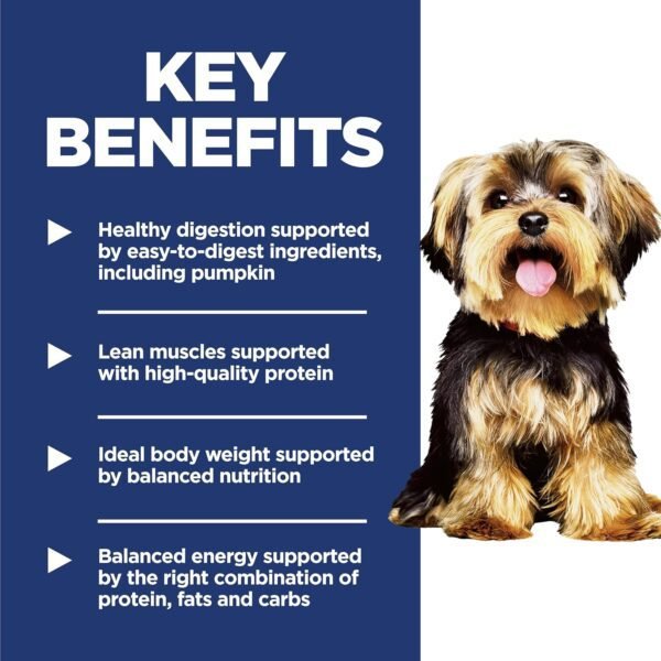 Hill's Science Diet Small & Mini, Adult 1-6, Small & Mini Breeds Premium Nutrition, Dry Dog Food, Chicken & Brown Rice, 15.5 lb Bag