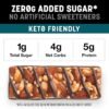 KIND ZERO Added Sugar Bars, Dark Chocolate Nuts and Sea Salt, Keto Friendly Snacks, Gluten Free, 5g Protein, 5 Count