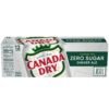 Canada Dry Zero Sugar Ginger Ale Soda, 12 fl oz cans, 12 pack