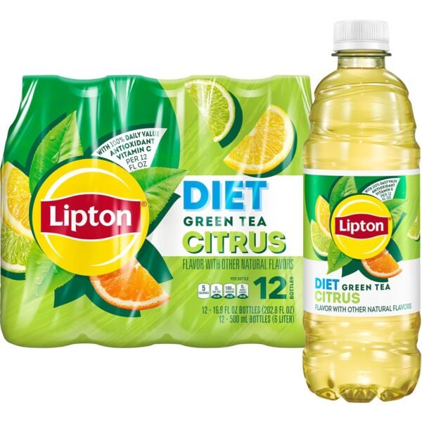 Lipton Diet Green Tea Citrus, 16.9 Fl Oz Bottles (Pack Lipton Diet Green Tea Citrus, 16.9 Fl Oz Bottles (Pack of 12)