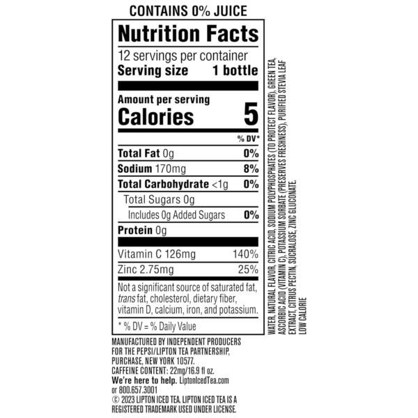 81v38BeTldL._SL1500_.jpg Lipton Immune Support Diet Pineapple Mango, 16.9 Fl Oz Bottles (Pack of 12)