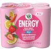 V8 Energy Diet Strawberry Lemonade Juice Energy Drink, 8 fl oz Can (6 Pack)