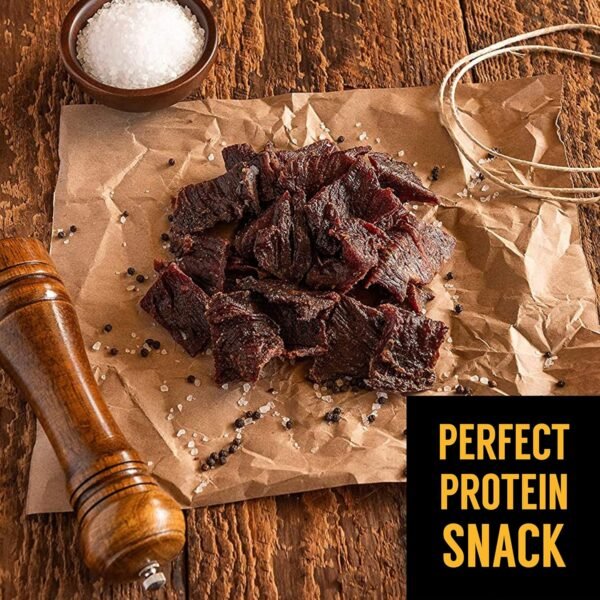 91X9o9QnfjL._SL1500_.jpg Tillamook Country Smoker Keto Friendly Zero Sugar Beef Jerky, Original, 6.5 Ounce