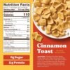 91Xod3k2wEL._SL1500_.jpg Catalina Crunch Protein Cereal | Sugar Free Breakfast Cereal with 11g of Protein | Gluten Free, Keto Friendly | Cinnamon Toast - 9 oz. Bag (Pack of 1)