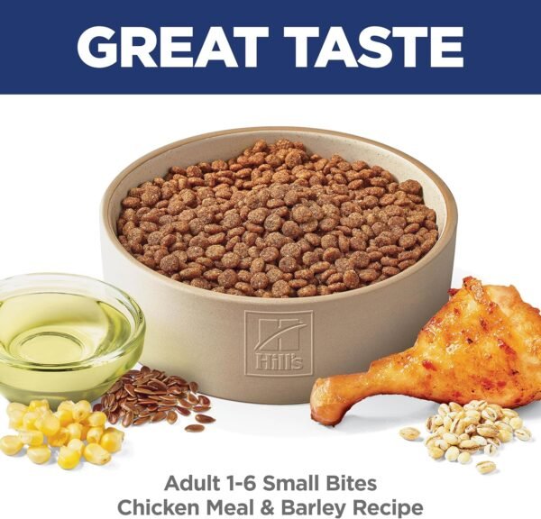 Hill's Science Diet Adult 1-6, Adult 1-6 Premium Nutrition, Small Kibble, Dry Dog Food, Chicken & Barley, 35 lb Bag