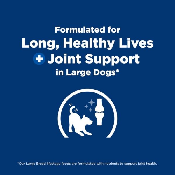 Hill's Science Diet Large Breed Adult Dry Dog Food 1-5, Quality Protein for Joint Support & Lean Muscles, Chicken & Barley, 35 lb. Bag