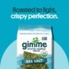 61Mn8F9-XVL._SL1250_.jpg Gimme Seaweed Organic Premium Roasted Seaweed Snacks, Sea Salt, 20 Count, Keto, Vegan, Gluten-Free, Great Source of Omega3s and Iodine, Healthy On-The-Go Snack for Kids and Adults