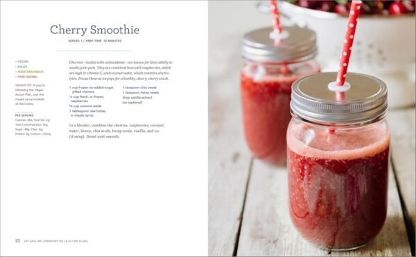 7154yLv9qGL._SL1500_.jpg The Anti-Inflammatory Diet & Action Plans: 4-Week Meal Plans to Heal the Immune System and Restore Overall Health