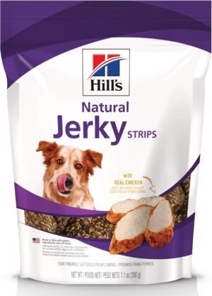 Hill's Natural Jerky Strips, All Life Stages, Great Taste, Dog Hill's Natural Jerky Strips, All Life Stages, Great Taste, Dog Treats, Chicken, 7.1 oz Bag