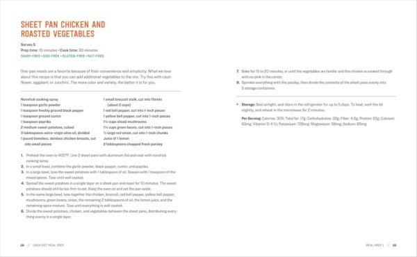 DASH Diet Meal Prep: 100 Healthy Recipes and 6 Weekly Plans