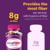 MiraFIBER Gummies from The Makers of MiraLAX, 8g of Daily Fiber Per Serving, Metabolism Support with B Vitamins, Gut Health for Men & Women, Prebiotic Fiber Gummies for Adults, Mixed Fruit Flavor 72Ct
