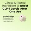 Flatter Me Fiber GLP-1 Booster – Fiber Supplement for Women & Men, Prebiotics & Enzymes for Weight Support, Reduce Bloating, Double GLP-1 Levels, Digestive & Gut Health (10 Servings)