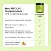 Flatter Me Fiber GLP-1 Booster – Fiber Supplement for Women & Men, Prebiotics & Enzymes for Weight Support, Reduce Bloating, Double GLP-1 Levels, Digestive & Gut Health (10 Servings)