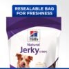 71cih8brXyL._AC_SL1500_.jpg Hill's Natural Jerky Strips, All Life Stages, Great Taste, Dog Treats, Chicken, 7.1 oz Bag