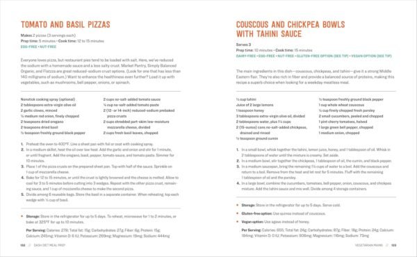 DASH Diet Meal Prep: 100 Healthy Recipes and 6 Weekly Plans