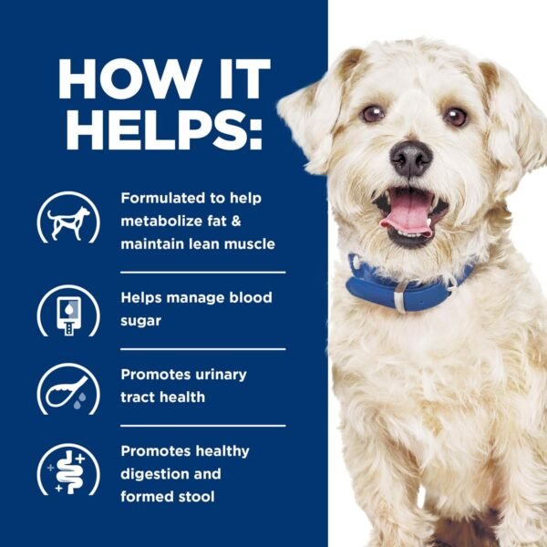 Hill's Prescription Diet w/d Multi-Benefit Digestive/Weight/Glucose/Urinary Management with Chicken Wet Dog Food, Veterinary Diet, 13 oz. Cans, 12-Pack