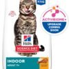 Hill's Science Diet Indoor, Senior Adult 7+, Easy Litter Box Cleanup, Dry Cat Food, Chicken Recipe, 15.5 lb Bag