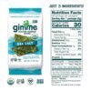 819J6PdUPZL._SL1500_.jpg Gimme Seaweed Organic Premium Roasted Seaweed Snacks, Sea Salt, 20 Count, Keto, Vegan, Gluten-Free, Great Source of Omega3s and Iodine, Healthy On-The-Go Snack for Kids and Adults