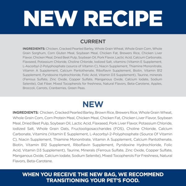 Hill's Science Diet Adult 1-6, Adult 1-6 Premium Nutrition, Dry Dog Food, Chicken & Barley, 35 lb Bag