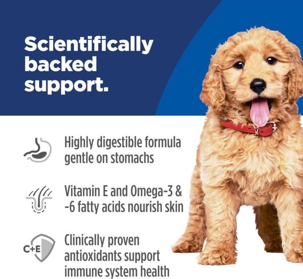 Hill's Science Diet Sensitive Stomach & Skin, Puppy, Stomach & Skin Sensitivity Support, Dry Dog Food, Salmon & Brown Rice, 4 lb Bag