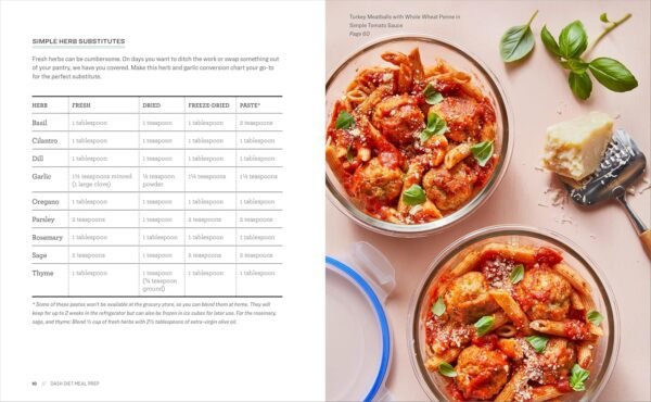 DASH Diet Meal Prep: 100 Healthy Recipes and 6 Weekly Plans