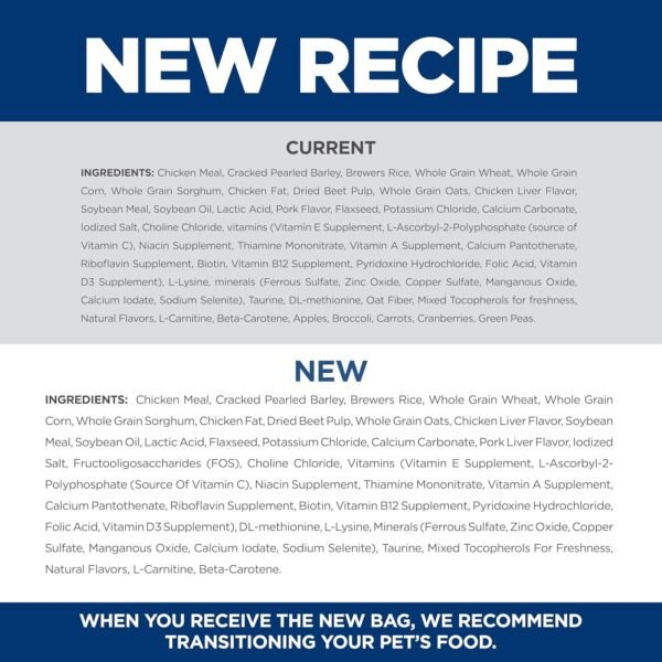 Hill's Science Diet Adult 7+, Senior Adult 7+ Premium Nutrition, Small Kibble, Dry Dog Food, Chicken, Brown Rice, & Barley, 5 lb Bag