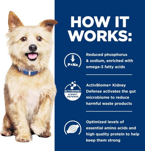 81seQSRGkrL._AC_SL1500_.jpg Hill's Prescription Diet k/d Kidney Care with Chicken Dry Dog Food, Veterinary Diet, 8.5 lb. Bag