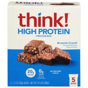 Glanbia Performance Thinkthin High Protein Bars, Brownie Crunch, 5 ct
