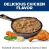 81x5Lb3YL2L._AC_SL1500_.jpg Hill's Science Diet Healthy Cuisine, Adult 1-6, Great Taste, Wet Dog Food, Roasted Chicken, Carrots & Spinach Stew, 12.5 oz Can, Case of 12