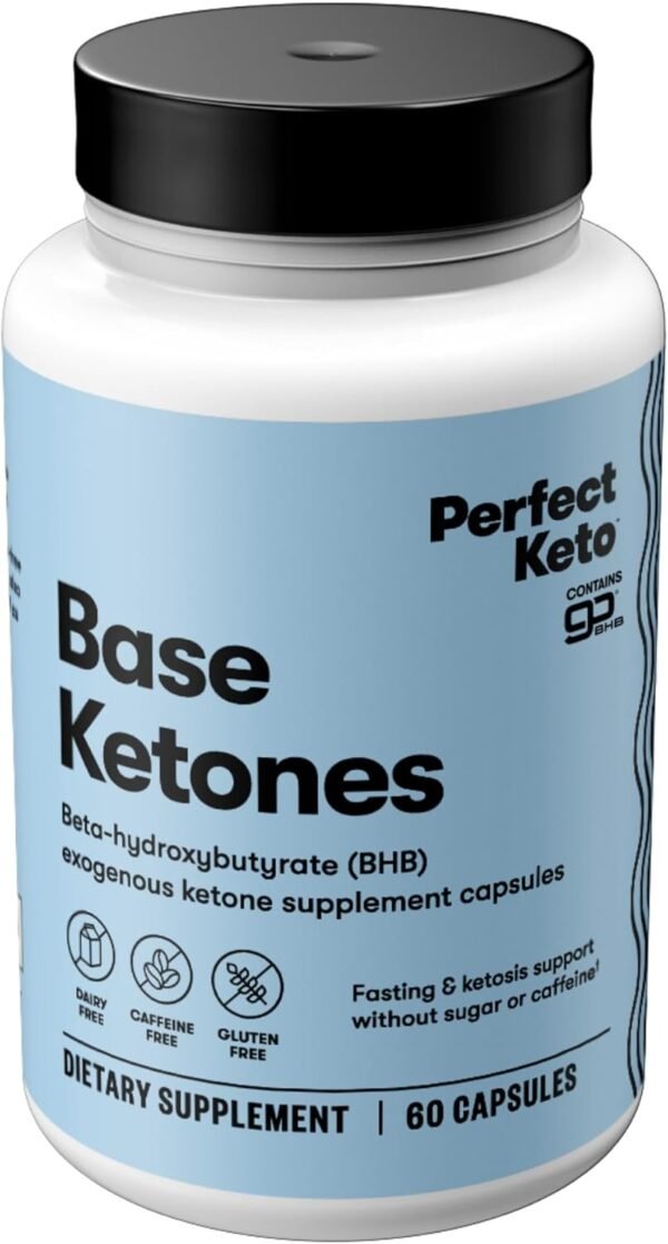 Perfect Keto Beta-Hydroxybutyrate (goBHB) Exogenous Ketones Capsules