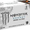 Monster Energy Zero Ultra, Sugar Free Energy Drink, 16 Ounce | Pack of 15