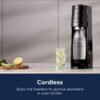 SodaStream Terra Sparkling Water Maker Bundle in Black - includes 3-Pack CO2 and Carbonating Bottle