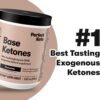 Perfect Keto Exogenous Ketones Powder, BHB Salts for Ketosis & Fasting Support, Electrolytes for Hydration, Caffeine Free Energy, Chocolate, 8.57 oz