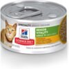 Hill's Science Diet Senior Vitality Adult 7+, Senior Premium Nutrition, Wet Cat Food, Chicken & Vegetable Stew, 2.9 oz. Cans, 24-Pack
