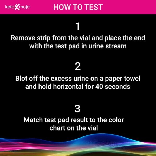 150 Ketone Urine Test Strips, App & Keto Guide eBook Included, Extra-Long for Easy Sampling, Urinalysis Test for Ketosis on Ketogenic and Low-Carb Diets