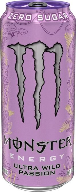 Monster Energy Ultra Wild Passion, Sugar Free Energy Drink, 16 Ounce (Pack of 15)