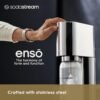 SodaStream Enso Sparkling Water Maker Kit - includes CO2 and Carbonating Bottle