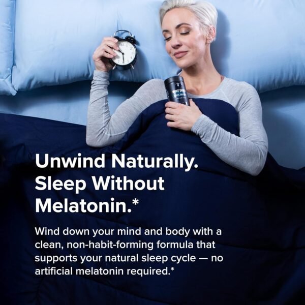 Night Shred Black Melatonin-Free Nighttime Fat Burner and Sleep Support Supplement - GABA Complex with Ashwagandha, CLA, Grains of Paradise, and Zylaria - Thermogenic Fat Burner - 90 Vegan Capsules