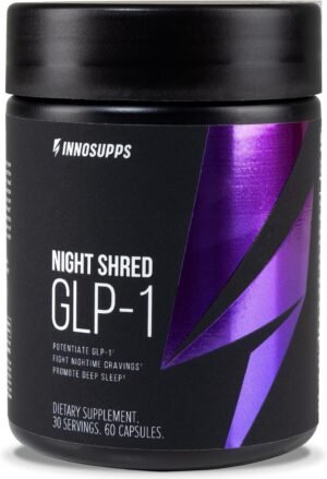 InnoSupps Night Shred GLP-1 - Nighttime Metabolic + Sleep Support* InnoSupps Night Shred GLP-1 - Nighttime Metabolic + Sleep Support* - Akkermansia + Ashwagandha - 60 Capsules. 30 Servings.