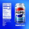 Pepsi Prebiotic Cola, 12 fl oz Cans (8 Pack), 30 Calories, 5g Prebiotic Fiber, 5g Sugar, Soda Pop